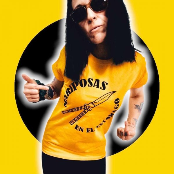 CAMISETA MARIPOSAS EN EL ESTÓMAGO
